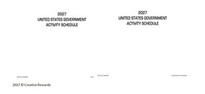 2027 Unicor US Government Activity Schedule (Pack of 2) picture