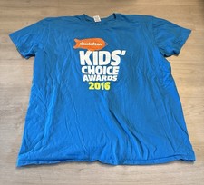 Very Rare Blue NICKELODEON KIDS CHOICE AWARDS 2016 Staff t-shirt sz 2XL Kidcore picture