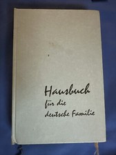 Hausbuch Fur Die Deutsche Familie Hardcover Written In German picture