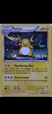 Raichu - (XY BREAKthrough) (Cracked Ice Holo) 049/162 Deck Exclusives Holo picture