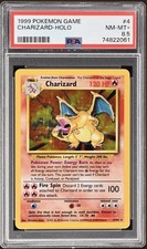 PSA 8.5 CHARIZARD 1999 Pokemon Base Unlimited #4/102 Holo Non-Shadowless NM-MT+ picture
