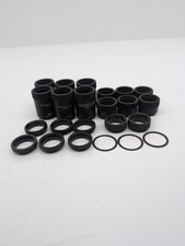 C mount Extension Tube/ Spacer Mixed Lot 40mm,22mm, 20mm,10mm,5mm,1mm,0.5mm picture