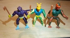 Vintage 1982 Remco Warrior Beasts Snake Man unbroken, Stegos complete, Gecko v2 picture
