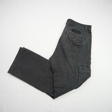 celio* French Cargo Work Pants Mens Size 42 / 32X28 Faded Black 8-Pockets  Baggy picture