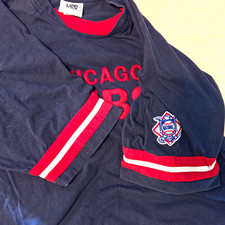 Vintage Lee Sport Chicago Cubs MLB Baseball Shirt Blue Large picture