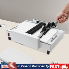 A3 Booklet Folding Binding Machine Paper Stapling Making Book Stapler Office 60W picture