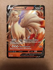 Ninetales V 026/192 NM Rebel Clash Pokemon #26 Rare Holo Ninetails English TCG picture
