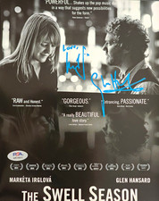 The Swell Season Signed 8x10 Autographed Photo Markéta Irglová Glen Hansard PSA picture