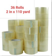 Packing Tape 36 Rolls 2 in 110 Yards (330 ft) Clear Carton Sealing Tapes picture