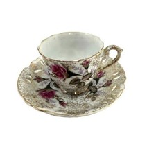 Vintage Betson Hand Painted China Tea Cup and Saucer picture