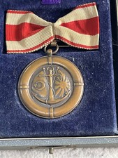1937 Japan Turkey Ertugrul Ottoman Navy Memorial Medal Original Case picture
