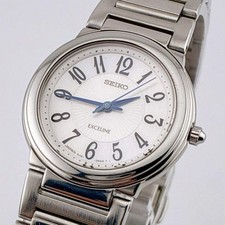 [N Mint] Rare Seiko Exceline Womens Watch 2003 Vintage 4J41-0AE0 Quartz Japan picture