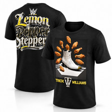 2026 Trick Williams Lemon Pepper Stepper Black Wrestling Graphic T-Shirt picture