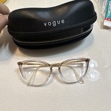 Vogue Clear Cat Eye Full Rim Women’s Eyeglass Frames 52-17-140 w/ Case picture