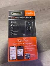 Defiant Smart Fingerprint Deadbolt – Matte Black – Powered by Hubspace picture