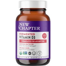 10/26 New Chapter Fermented Vitamin d3, 30 Count picture