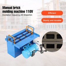 110V Concrete Block Making Machine15.7''x5.9''x7.8''Brick Size for Construction picture