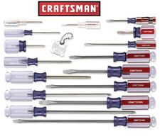NEW Craftsman Screwdriver Phillips or Slotted/Flat Choose Size Fast Shipping picture