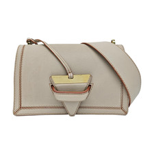 【Authentic】 LOEWE Barcelona Grey Leather Handbags (DDP) picture