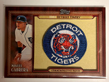 Topps 2011 Miguel Cabrera Detroit Tigers Patch Insert TLMP-MC Throwback picture