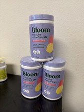 3 BLOOM CREATINE MONOHYDRATE SUPPLEMENT RASPBERRY 40 X3 120 SERVING Exp:12/26 picture