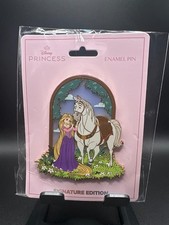 Disney PALM Rapunzel Maximus Tangled Pink a la Mode Stained Glass Pin LE 750 picture