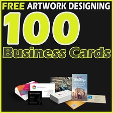 FREE DESIGN Custom Glossy  Full Color Business Cards 100 Cards picture