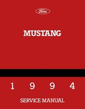 1994 Ford Mustang Factory Shop Service Manual picture
