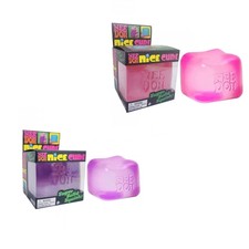 Nee Doh Nice Cube - Super Solid Squish Blue,Pink,Purple 1/2/3Pcs picture