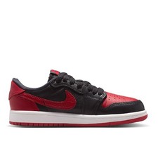 Little Kid's Jordan 1 Retro Low OG 'Banned' Black/Black-Red (IW6278 001) picture