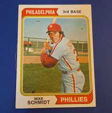 Topps 1974 Topps Mike Schmidt #283 Philadelphia Phillies Baseball Card Base Set picture