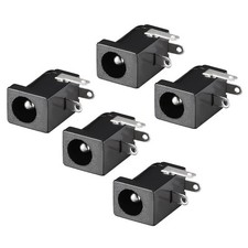 5pcs DC-005 5.5mmx2.5mm DC Power Jack Plug 3 Pin Female Socket Connector picture