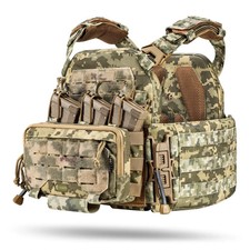 Ukrainian M8 Plate Carrier MM14 Pixel Tactical Vest Admin Panel MOLLE picture