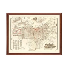 Old Map of Lousiville, KY 1895 - Vintage Lousiville Kentucky picture