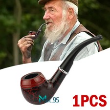 Durable Vintage Wood Wooden Type Pipe Smoking Tobacco Cigar Smoking Pipe Gift picture