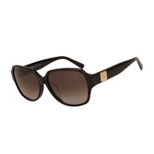 MCM Women's Rectangle Sunglasses MCM675SA-001-58 Black Gold Emboss picture