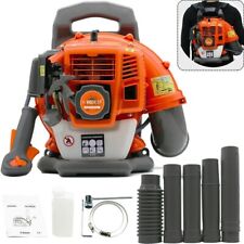 Backpack Leaf Blower Gas Powered Snow Blower 550 CFM 43CC 2-Stroke Engine 1.7HP picture
