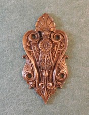 Rare Antique key hole cover plate MCCC Russell Erwin Brass Bronze escutcheon picture