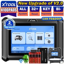 2026 XTOOL X100PADS V2.0 Diagnostic Tool Full System OBD2 Scanner IMMO Key Fob picture