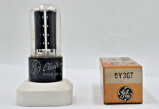 5Y3GT GE Black Plates Bottom D Get NIB Tube (New Old Stock) TestNew1YearWarranty picture