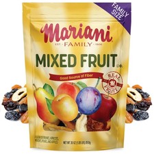 Mariani Mixed Fruit 30oz Bulk Bag – No Sugar Added Dried Fruit Mix with Pears, picture