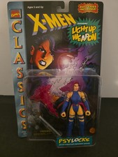 Toy Biz X-Men Classics Psylocke Action Figure Light-Up Weapon NIB 43152 picture