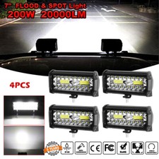 4×7inch LED 2400W Work Light Bar Flood Spot Combo Fog Lamp Offroad Driving Truck picture