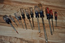 Vintage Craftsman 10 PCS Screwdriver Set Flat/Philips/Torx USA picture