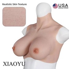 C-G Cup Realistic Fake Boobs For Crossdresser Silicone Breast Forms Breast Plate picture