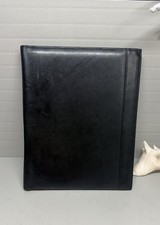 LEVENGER Black Leather Padfolio Case Cover  10”L x 12”H picture