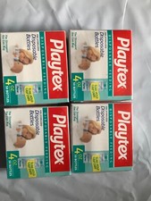 Lot Of 4 Playtex ULTRASEAL Disposable Baby Bottle Liners 4oz New Sealed picture