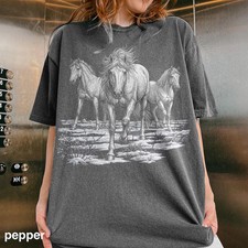 Vintage Wild Horses Running Comfort Tee picture