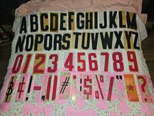 Vintage Theater Marquee Letters Numbers & Symbols 9