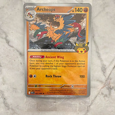 Pokemon TCG Archeops 051/086 WHT Holo Promo Stage 2 140 HP EN 2025 Akasaka picture